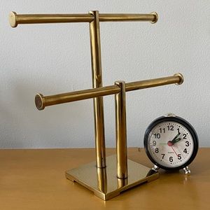 Vintage brass jewelry stand